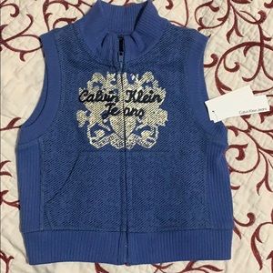 Boys zip up vest